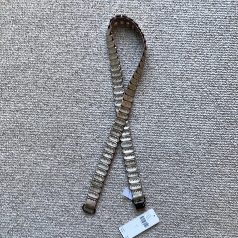 New gold flexible belt